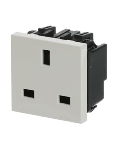 Розетка bs 13a/250в zenit білий, 2cla223700n1101, abb