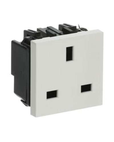 Розетка bs 13a/250в zenit білий, 2cla223700n1101, abb