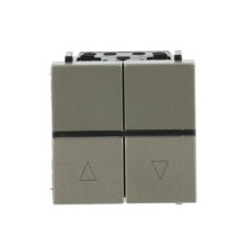 Кнопочний вимикач жалюзі Zenit шампань, 2CLA224400N1901, ABB
