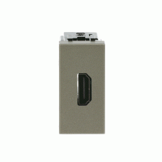 Розетка HDMI N2155.6 CV  Zenit шампань, ABB