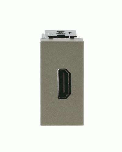 Розетка hdmi n2155.6 cv zenit шампань, abb