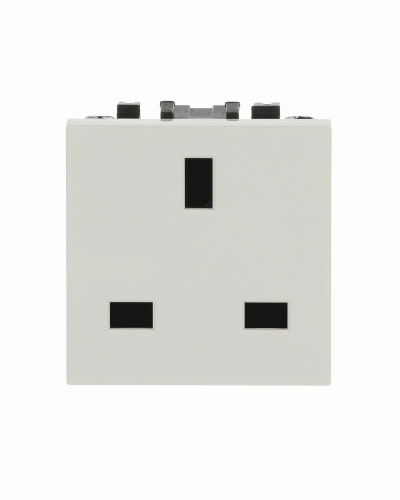 Розетка bs 13a/250в zenit білий, 2cla223700n1101, abb