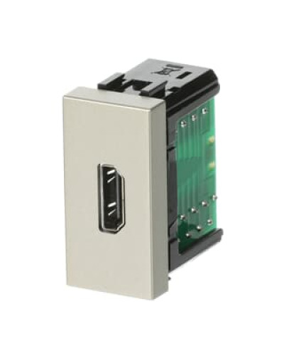Розетка hdmi n2155.6 cv zenit шампань, abb