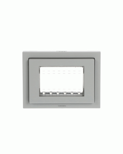 Рамка 3 модулі кр. ip55 zenit сірий, 2cla337300n1701, abb