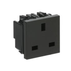 Розетка BS 13A/250ВZenit антрацит, 2CLA223700N1801, ABB