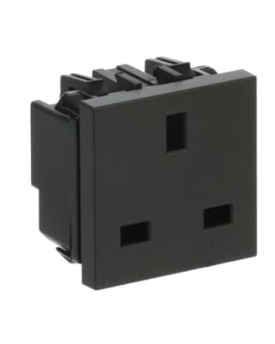 Розетка bs 13a/250вzenit антрацит, 2cla223700n1801, abb