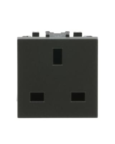 Розетка bs 13a/250вzenit антрацит, 2cla223700n1801, abb