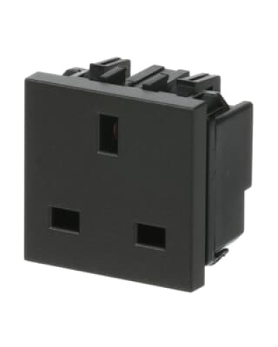 Розетка bs 13a/250вzenit антрацит, 2cla223700n1801, abb