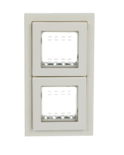 Рамка 2 поста кр. ip55 zenit білий, 2cla327200n1101, abb