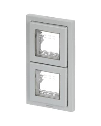 Рамка 2 поста кр. ip55 zenit сірий, 2cla327200n1701, abb
