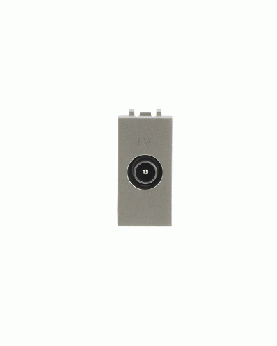 Розетка tv проста zenit шамп/ 1мод., 2cla215070n1901, abb