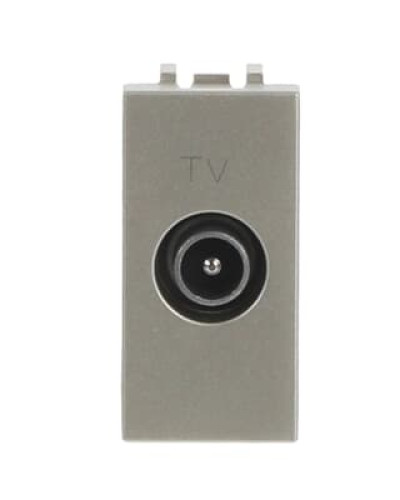 Розетка tv проста zenit шамп/ 1мод., 2cla215070n1901, abb
