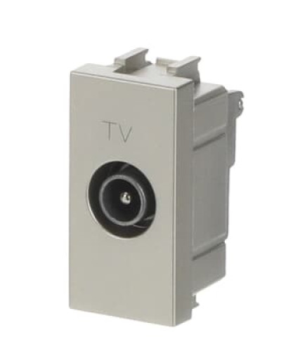 Розетка tv проста zenit шамп/ 1мод., 2cla215070n1901, abb