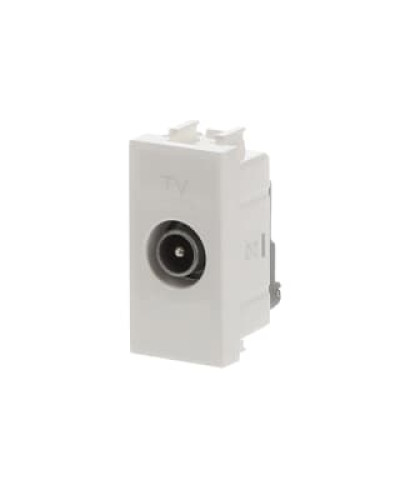 Розетка tv проста zenit білий/1мод., 2cla215070n1101, abb