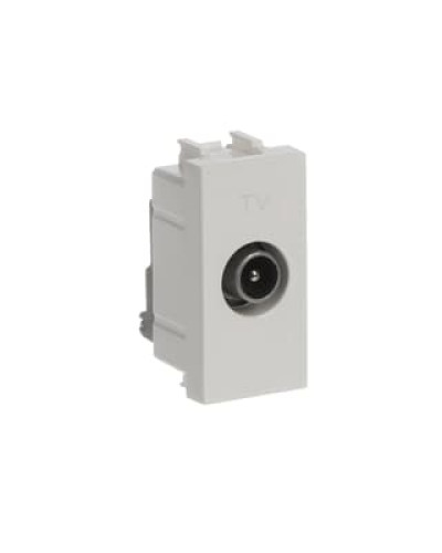 Розетка tv проста zenit білий/1мод., 2cla215070n1101, abb