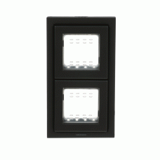 Рамка 2 поста кр. IP55 Zenit антрацит, 2CLA327200N1801, ABB