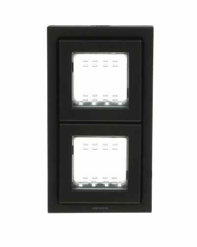 Рамка 2 поста кр. ip55 zenit антрацит, 2cla327200n1801, abb
