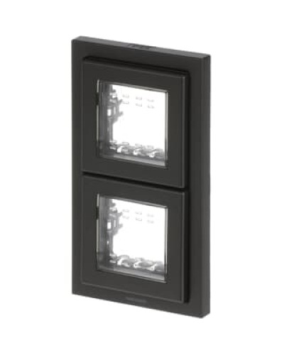 Рамка 2 поста кр. ip55 zenit антрацит, 2cla327200n1801, abb