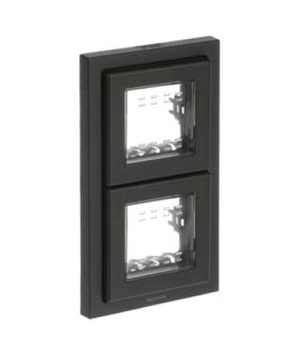 Рамка 2 поста кр. ip55 zenit антрацит, 2cla327200n1801, abb