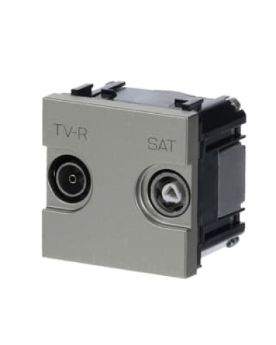 Розетка tv-r-sat кінцева zenit шампань, 2cla225170n1901, abb