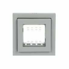 Рамка 1 пост кр. IP55 Zenit сірий, 2CLA327100N1701, ABB