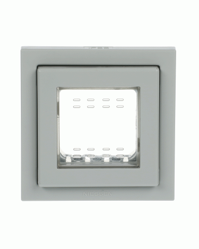 Рамка 1 пост кр. ip55 zenit сірий, 2cla327100n1701, abb