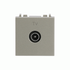 Розетка TV проста Zenit шампань, 2CLA225070N1901, ABB