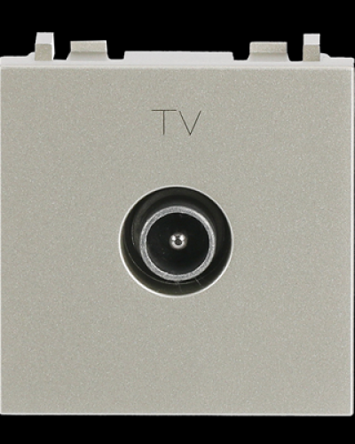 Розетка tv проста zenit шампань, 2cla225070n1901, abb