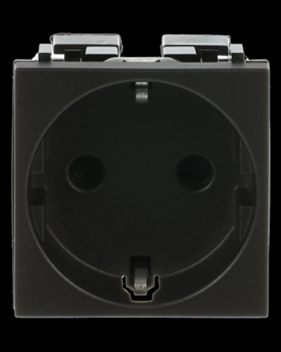 Розетка schuko заз.шт.б/гвинтzenit антр, 2cla228860n1801, abb