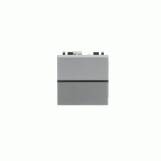 Кнопка 1-клавішна 1НВ Zenit срібл, 2CLA220470N1301, ABB