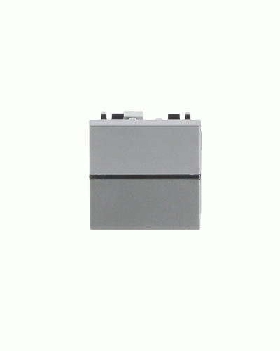 Кнопка 1-клавішна 1нв zenit срібл, 2cla220470n1301, abb