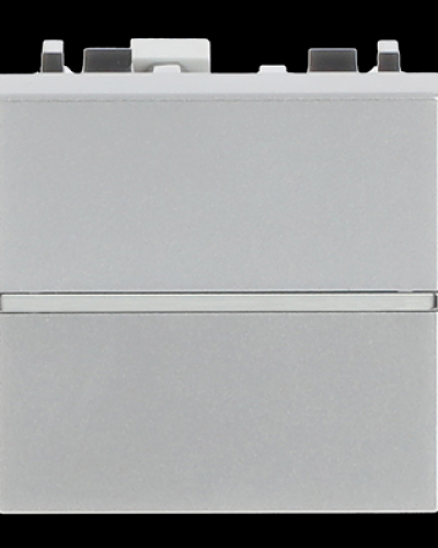 Кнопка 1-клавішна 1нв zenit срібл, 2cla220470n1301, abb