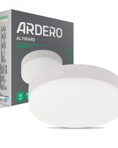Накладний світлодіодний світильник Ardero AL708ARD 32W 5000К IP20