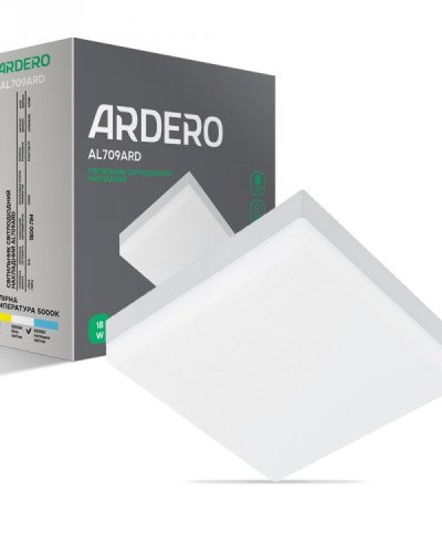 Накладний світлодіодний світильник Ardero AL709ARD 18W 5000К IP20