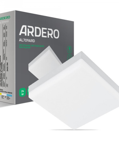 Накладний світлодіодний світильник Ardero AL709ARD 24W 5000К IP20
