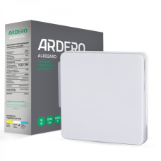 Накладний світлодіодний світильник Ardero AL802ARD 18W ІР40 квадрат