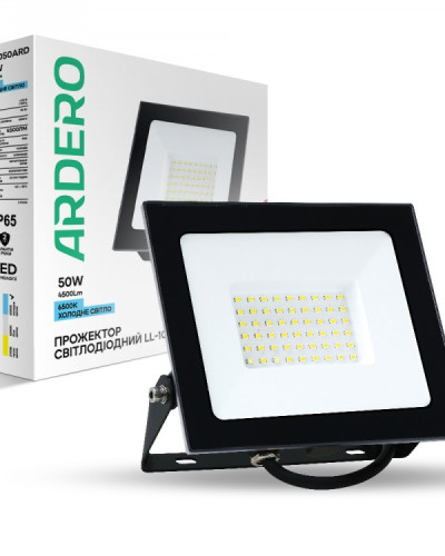 Світлодіодний прожектор Ardero LL-1050ARD 50Вт 6500K IP65