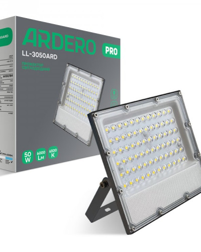Світлодіодний прожектор Ardero LL-3050ARD PRO 50Вт 6500K IP65