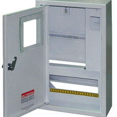 Корпус e.mbox.stand.n.f3.12.z.e металевий, під 3-ф. електронний лічильник, 12 мод., навісний, з замком