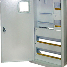 Корпус e.mbox.stand.w.f3.36.z.e металевий, під 3-ф. електронний лічильник, 36 мод., що вбудовується, з замком