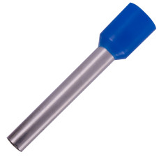 Ізольований наконечник втулковий e.terminal.stand.e2518.blue 2,5 кв.мм, синій, 100шт