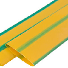 Термоусаджувальна трубка e.termo.stand.2.1.yellow-green, 2/1, 1м, жовто-зелена