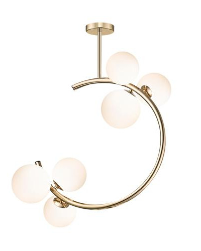 Стельовий світильник Золото MOLECULE LAMPA C0454-06Q-F7AA