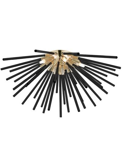 Стельовий світильник URCHIN LAMPA чорно-золотий C0491-06B-F7BC
