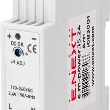 Блок живлення на DIN-рейку e.m-power.15.24 15Вт, DC24В