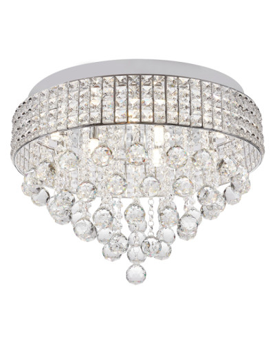 Стельовий світильник Хром CAPRI LAMPA 19027-M