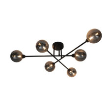 Стельовий світильник Чорний BASIS LAMPA CL22017A-6 BLACK