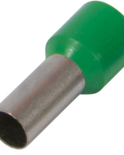 Ізольований наконечник втулковий e.terminal.stand.e16-12.green 16,0 кв.мм, зелений, 100шт