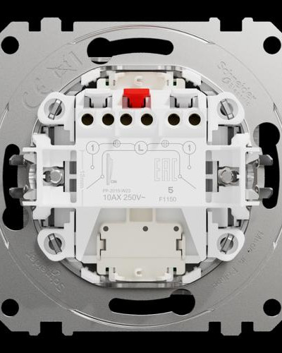 Двухклавишный выключатель Матовый алюминий Sedna Elements Schneider Electric SDD170105