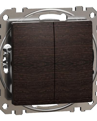 Двухклавишный выключатель Венге Sedna Design Schneider Electric SDD181105